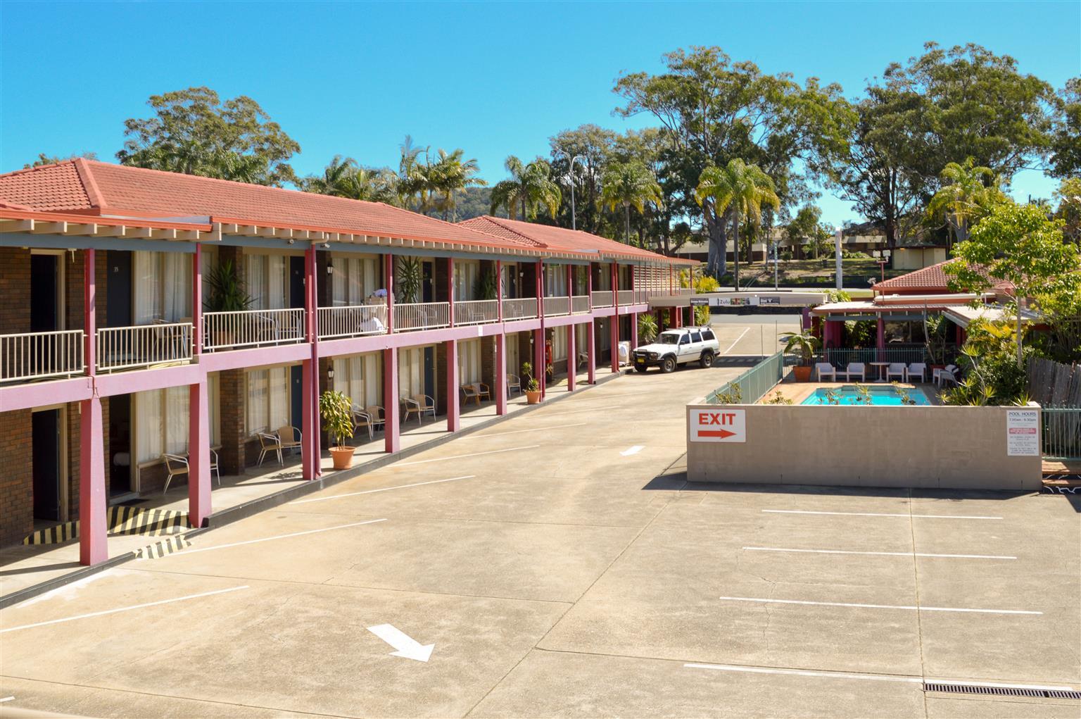 Zebra Motel Coffs Harbour Exteriér fotografie